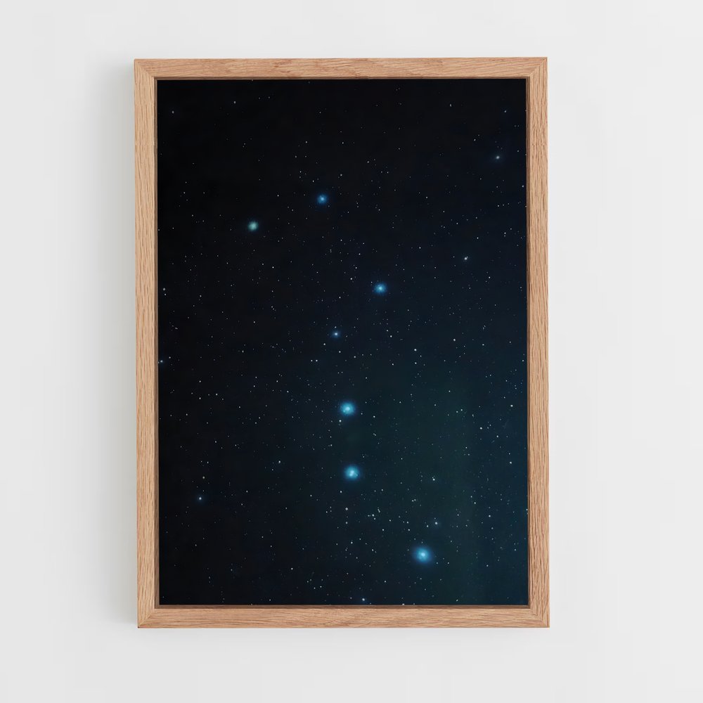 Poster Ursa Minor Étoilé – affiche Constellations (vue 4)